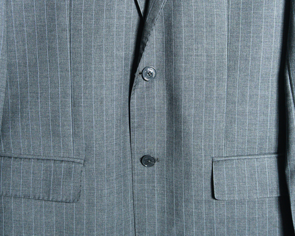 Chaqueta Valentino gris con rayas — Talla 50
