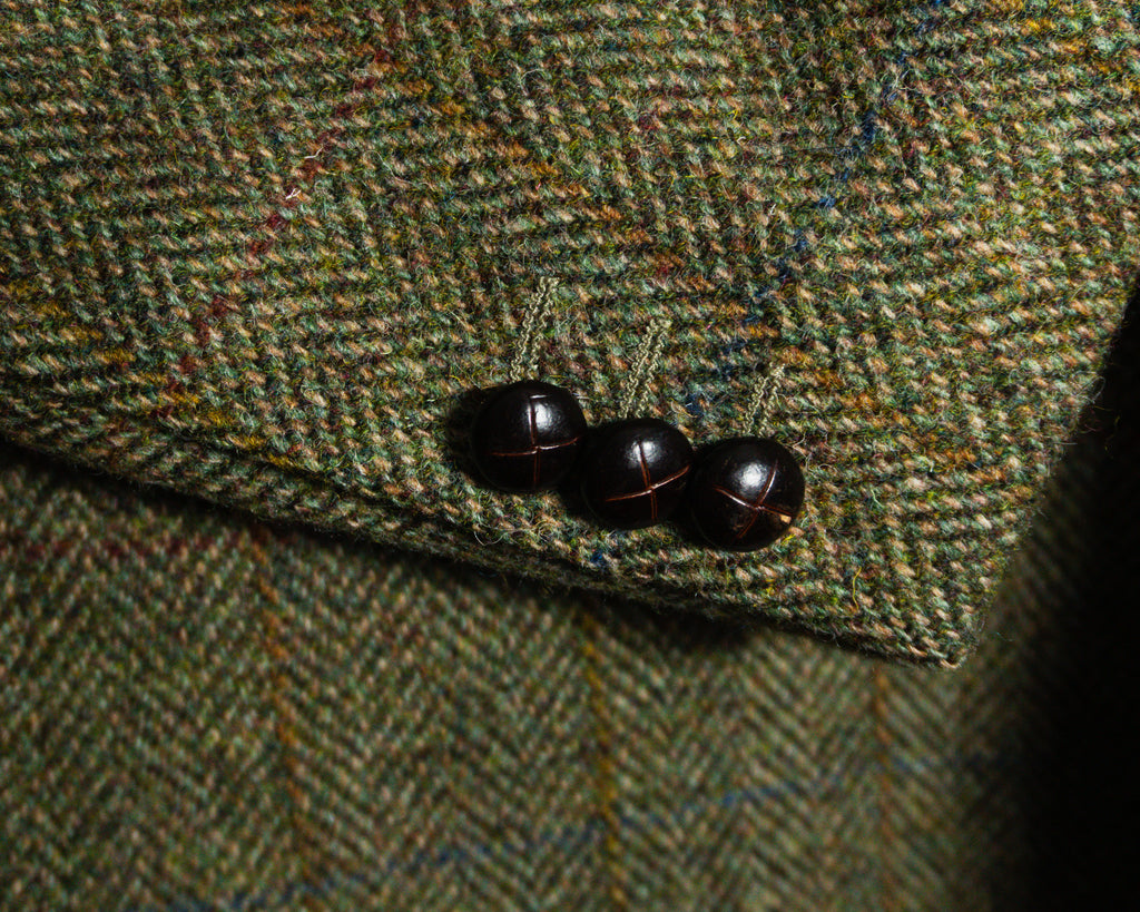 Chaqueta Harris Tweed de espiga — Talla 44L