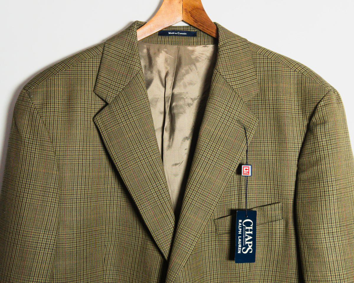 Blazer Chaps Ralph Lauren de cuadros — Talla 44R