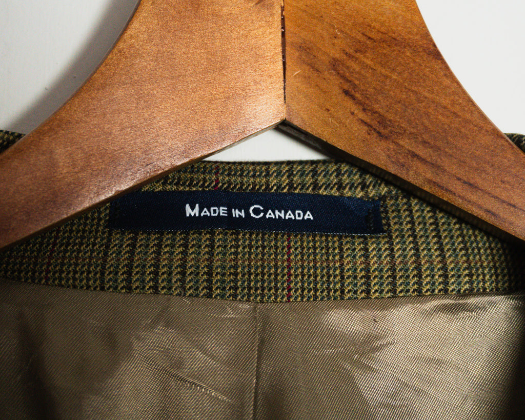 Blazer Chaps Ralph Lauren de cuadros — Talla 44R