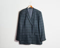 Blazer John W. Nordstrom de cuadros, tejido Loro Piana — Talla 46L