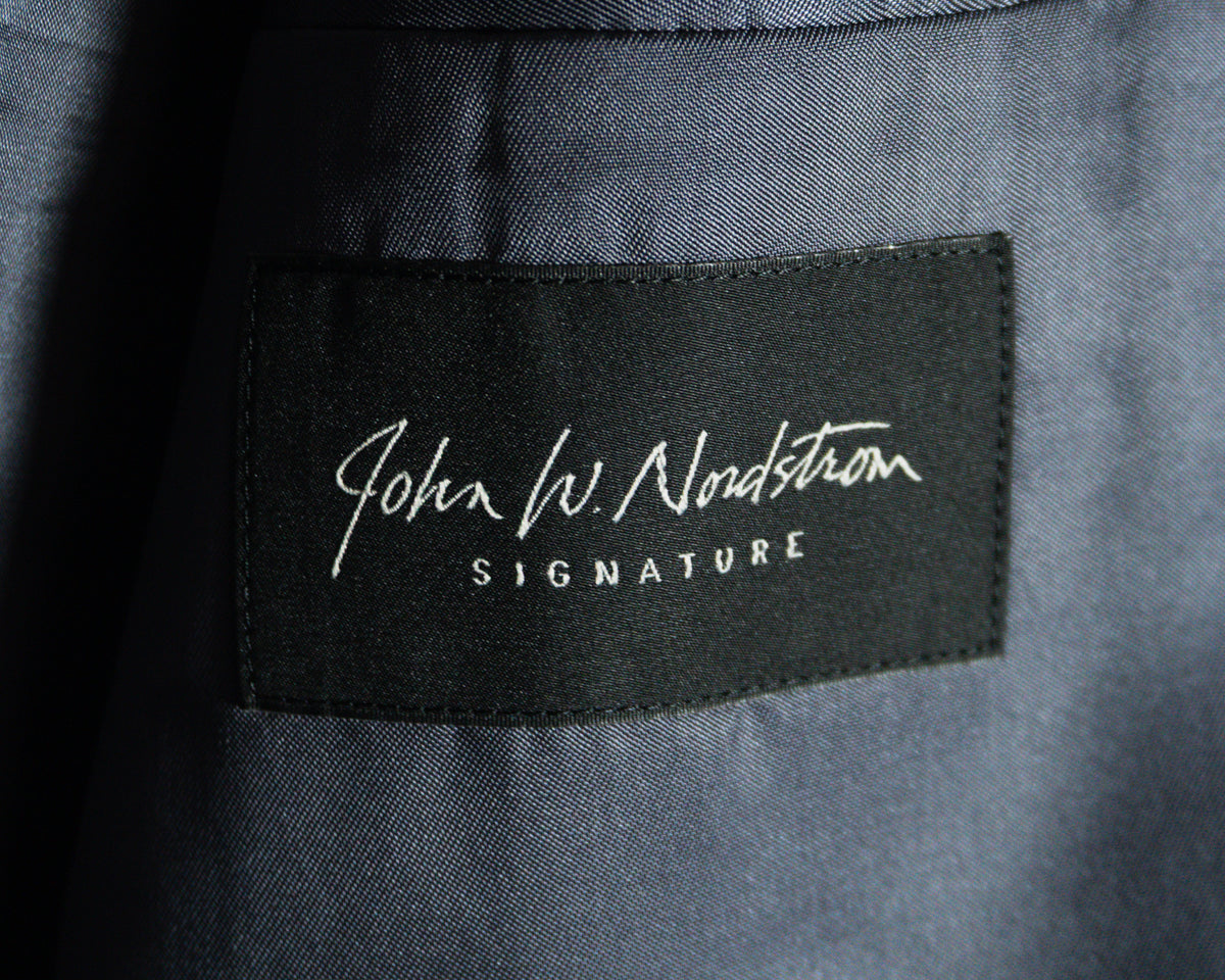 Blazer John W. Nordstrom de cuadros, tejido Loro Piana — Talla 46L