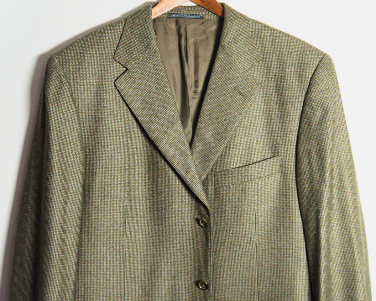 Blazer Ermenegildo Zegna en tonos tierra — Talla 54
