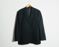 Blazer Chaps Ralph Lauren negro de rayas — Talla 44R