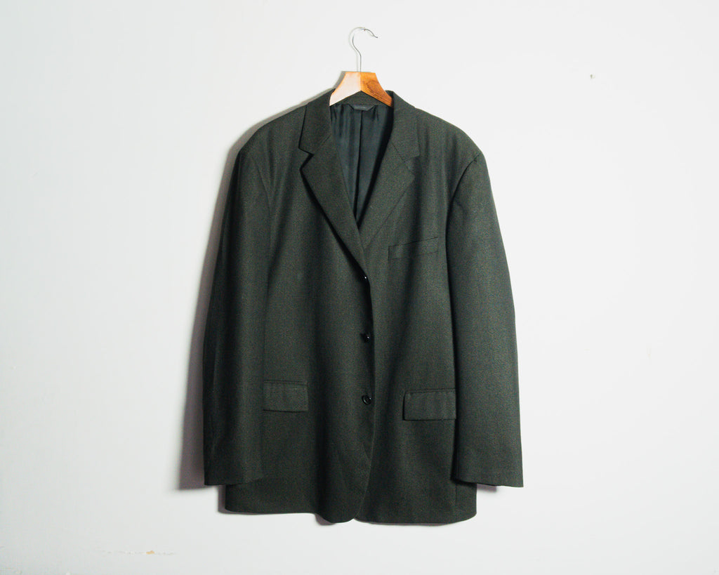 Blazer Donna Karan New York gris oscuro — Talla 42R