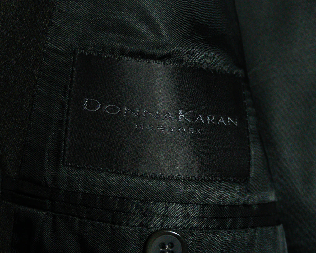 Blazer Donna Karan New York gris oscuro — Talla 42R