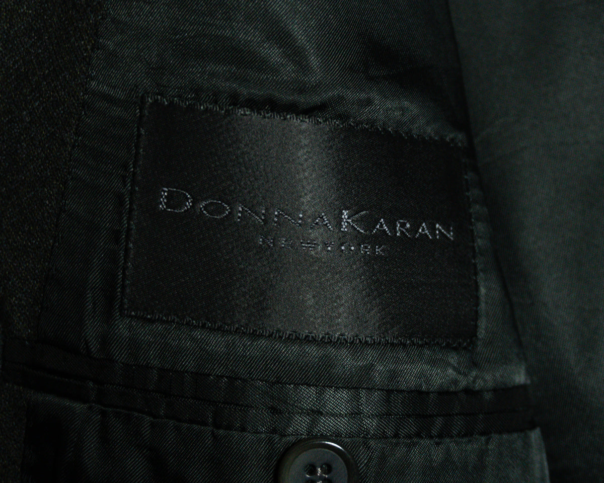 Blazer Donna Karan New York gris oscuro — Talla 42R