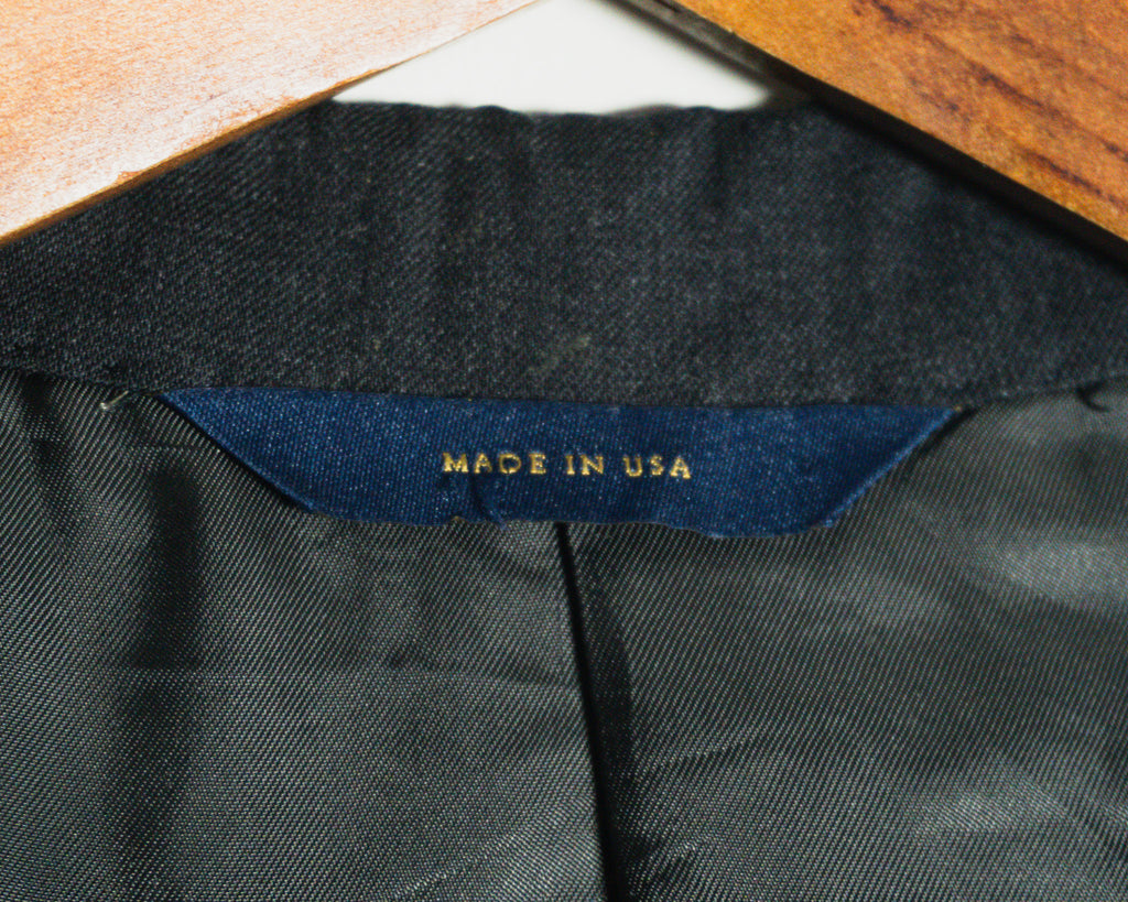 Blazer Brooks Brothers 1818 gris oscuro — Talla 44R
