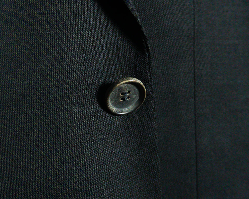 Blazer Hugo Boss negro, tejido Reda — Talla 42S