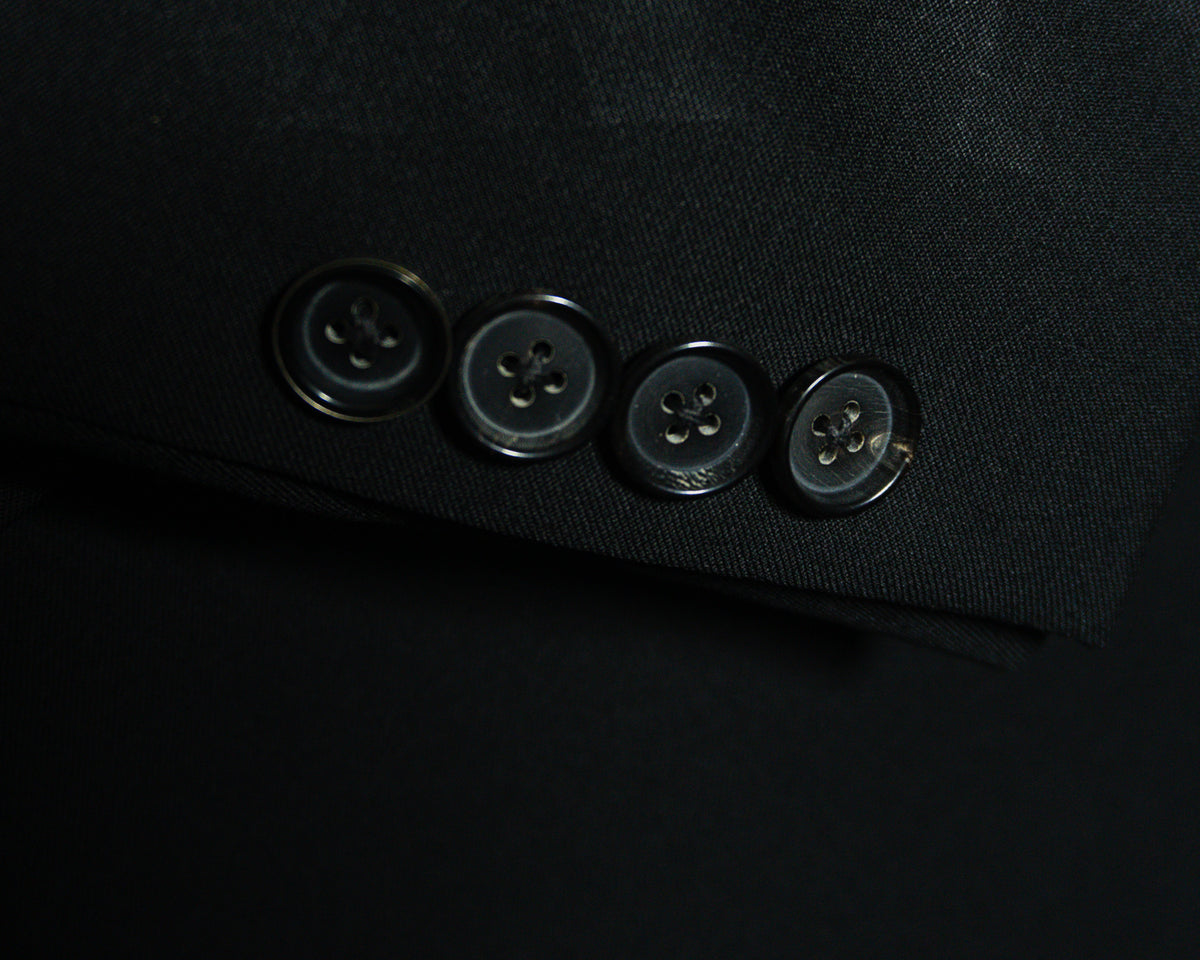 Blazer Hugo Boss negro, tejido Reda — Talla 42S