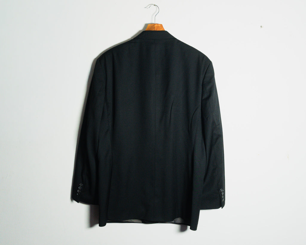 Blazer Hugo Boss negro, tejido Reda — Talla 42S