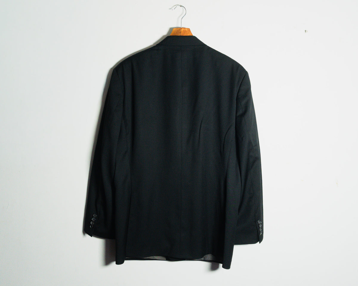Blazer Hugo Boss negro, tejido Reda — Talla 42S