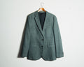 Blazer Hugo Boss gris de microcuadros, tejido Marzotto — Talla 42R Slim Fit (calce 41R)