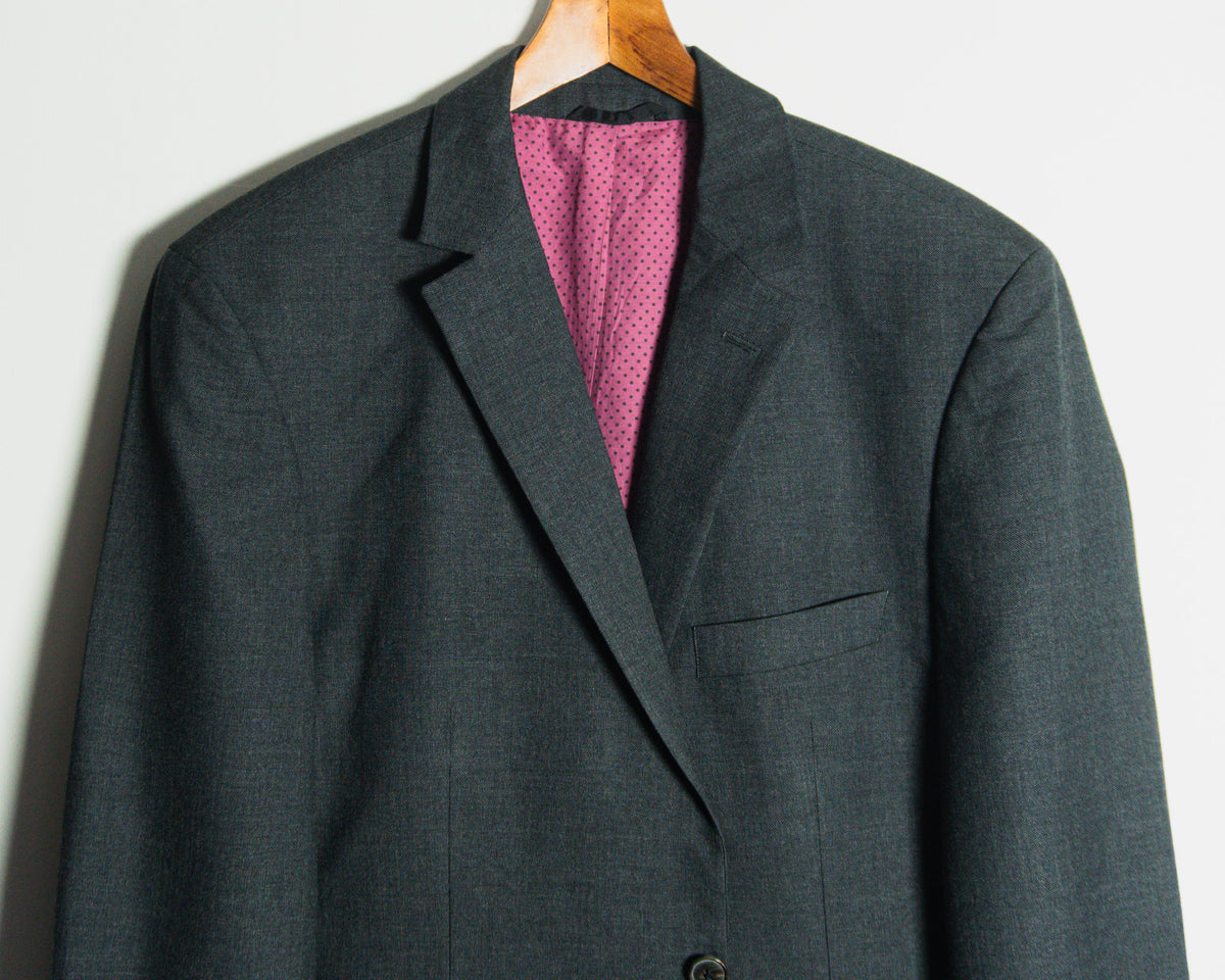 Blazer Hugo Boss gris oscuro — Talla 42L