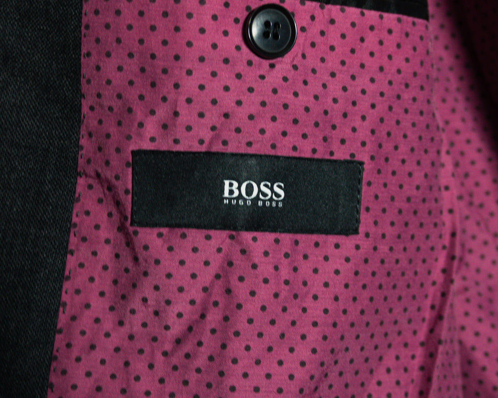 Blazer Hugo Boss gris oscuro — Talla 42L