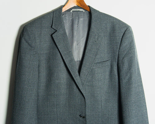 Blazer Hugo Boss gris, tejido Reda Super 110 — Talla 42R