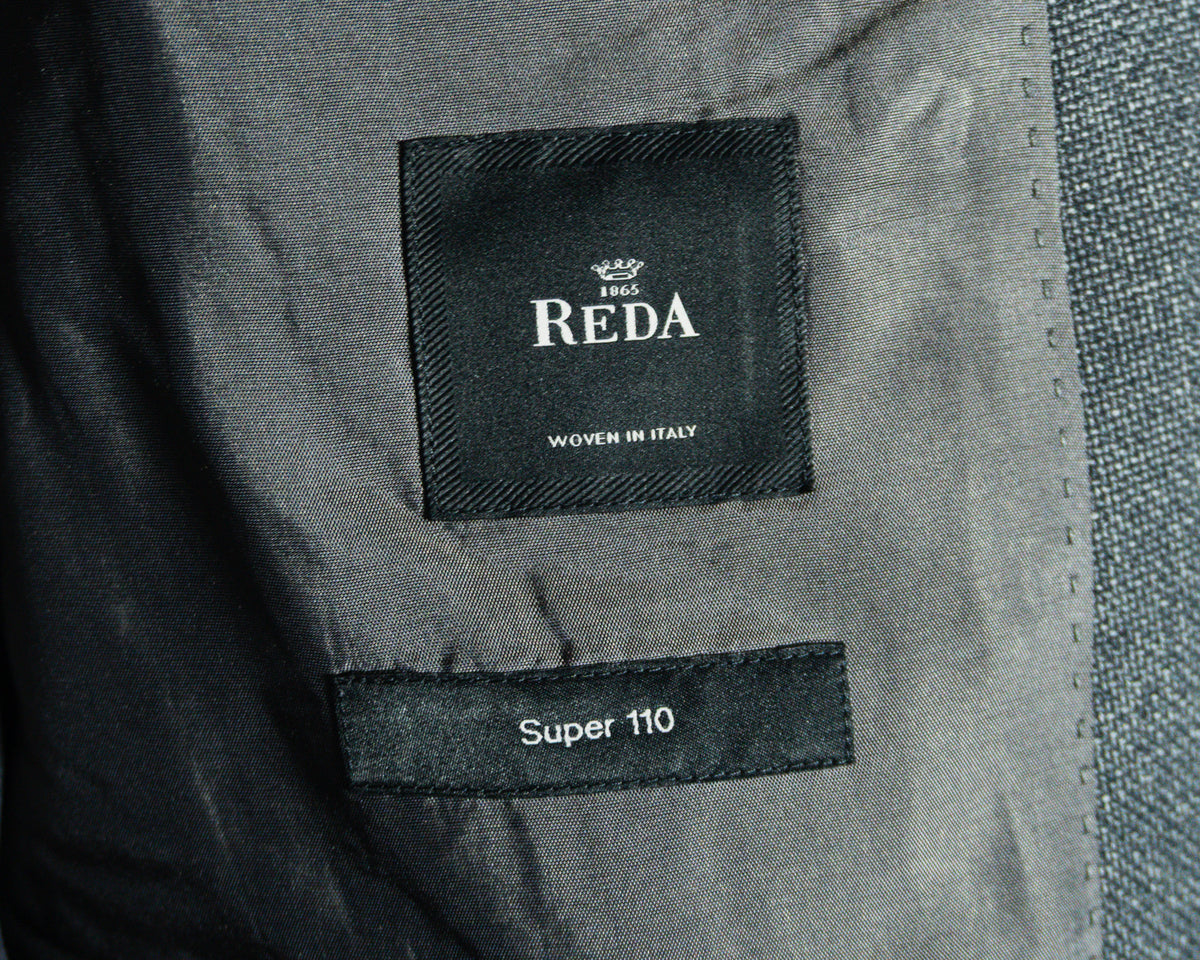 Blazer Hugo Boss gris, tejido Reda Super 110 — Talla 42R
