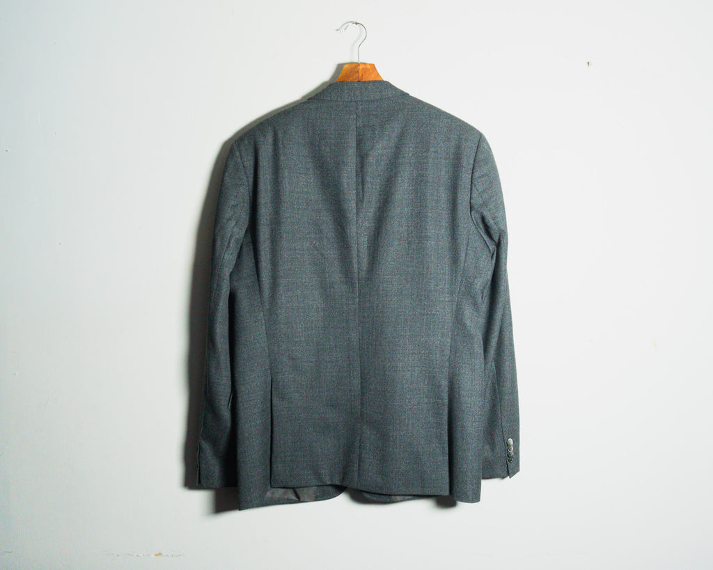 Blazer Hugo Boss gris, tejido Reda Super 110 — Talla 42R
