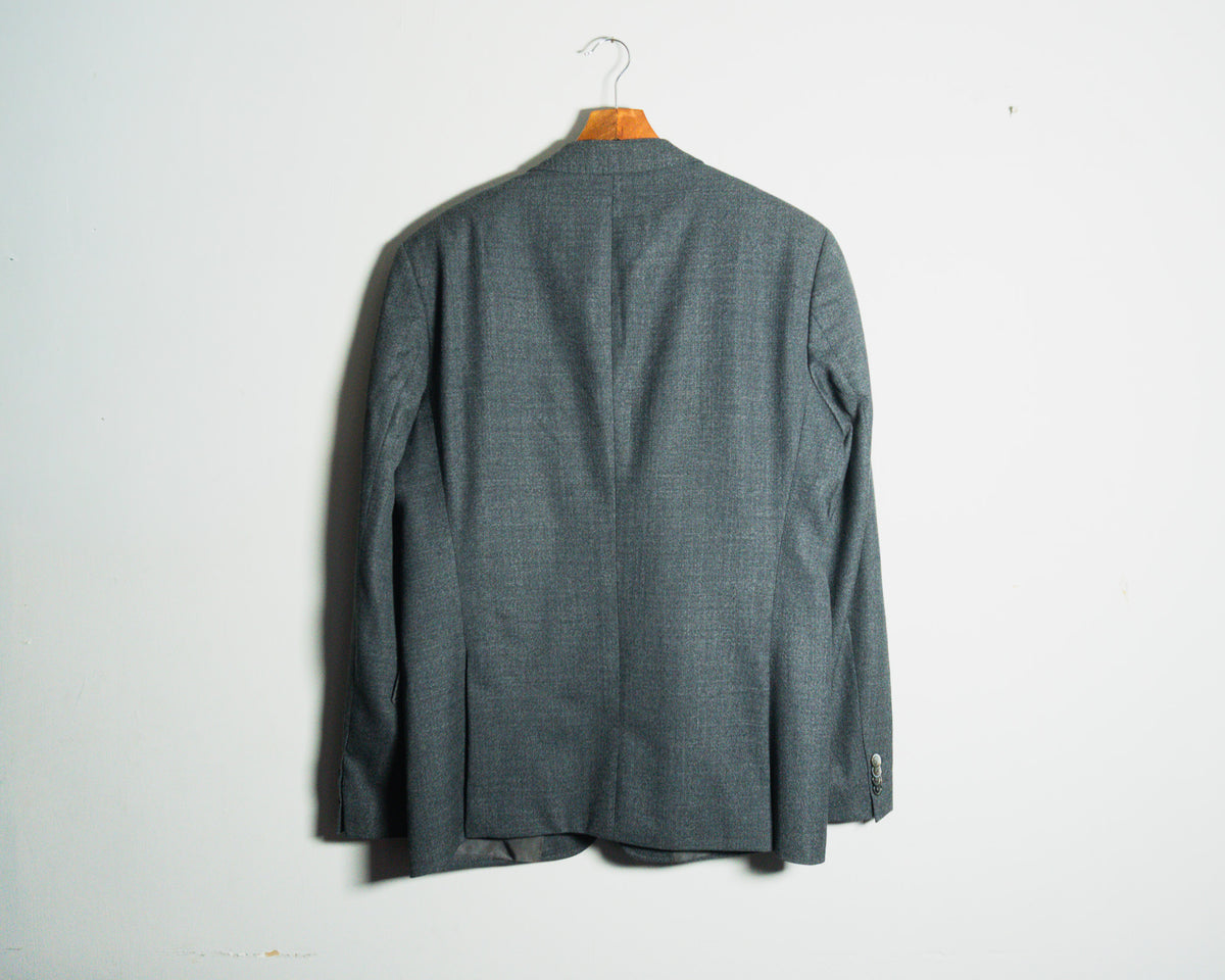 Blazer Hugo Boss gris, tejido Reda Super 110 — Talla 42R
