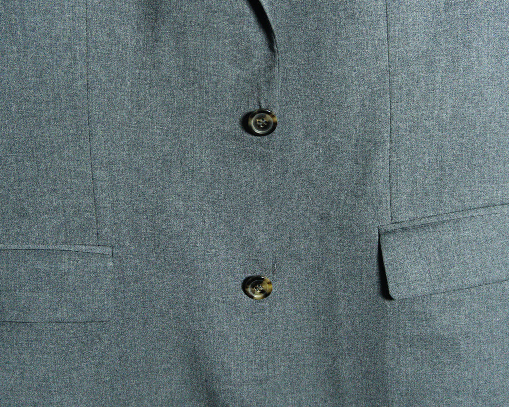 Blazer Hugo Boss gris, tejido Guabello Super 130’s — Talla 40L