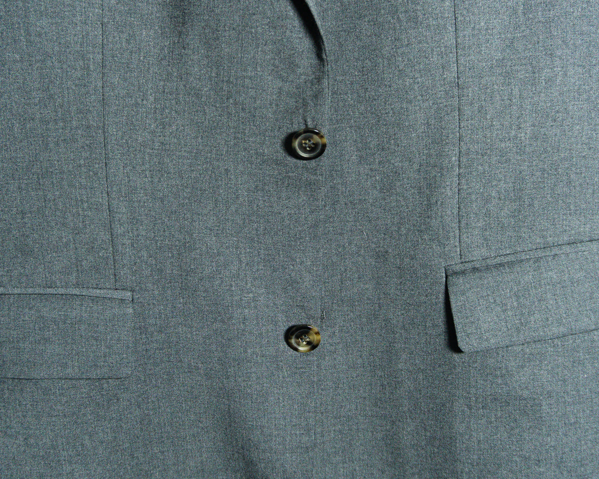 Blazer Hugo Boss gris, tejido Guabello Super 130’s — Talla 40L