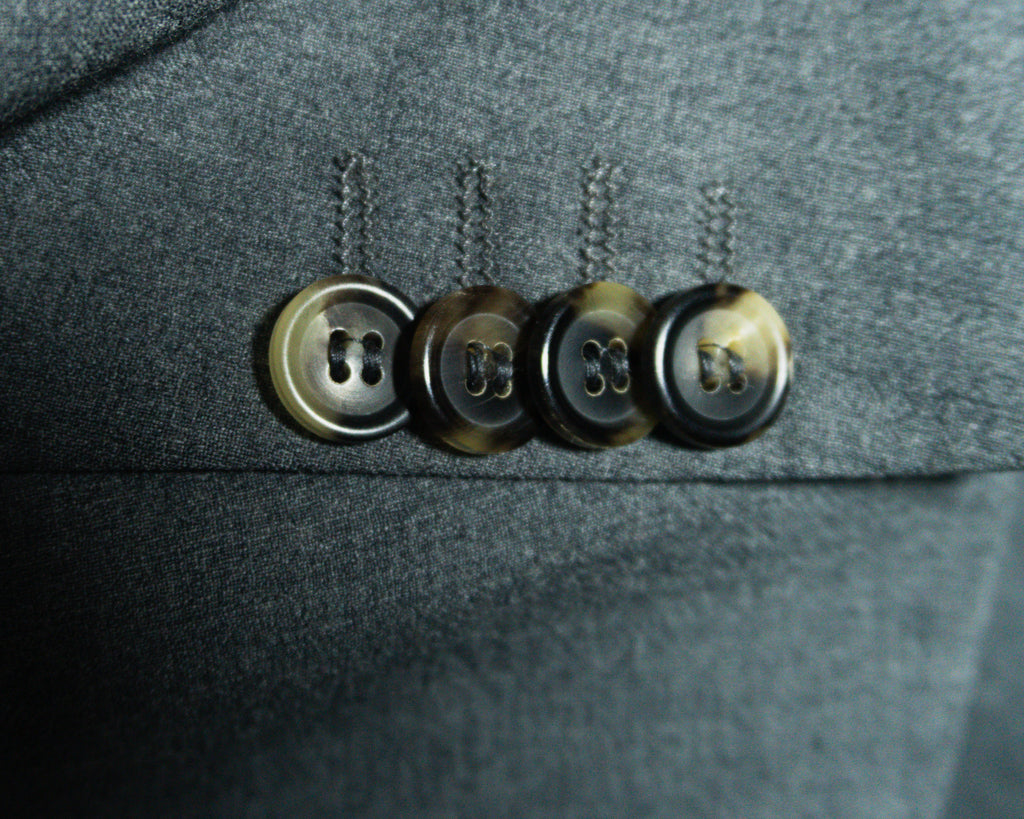 Blazer Hugo Boss gris, tejido Guabello Super 130’s — Talla 40L