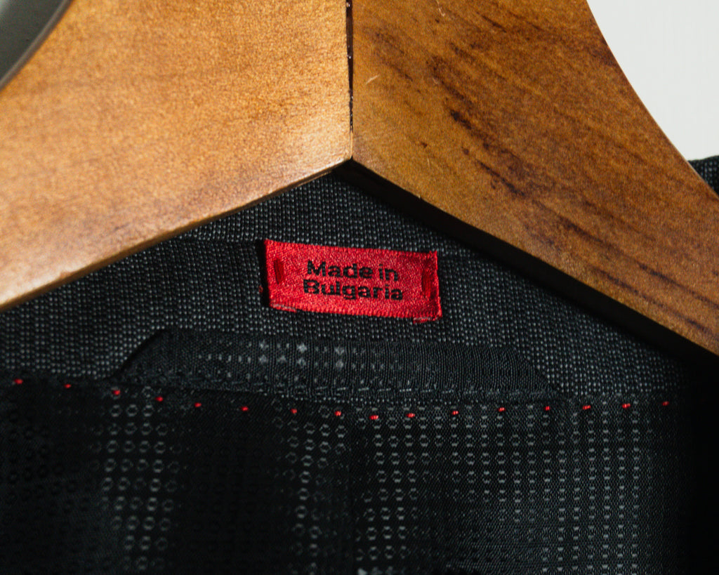 Blazer HUGO Hugo Boss gris oscuro, etiqueta roja — Talla 36R