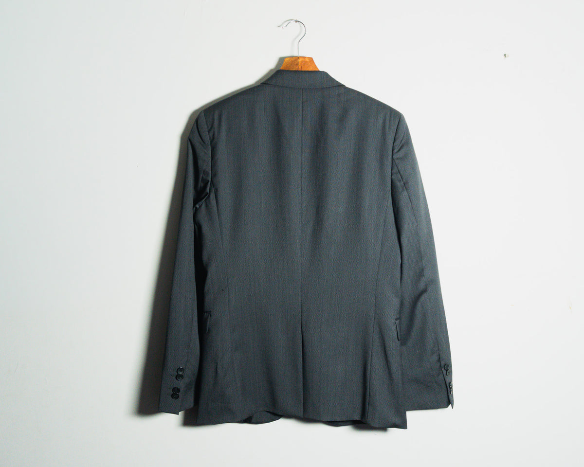 Blazer HUGO Hugo Boss gris oscuro, etiqueta roja — Talla 36R