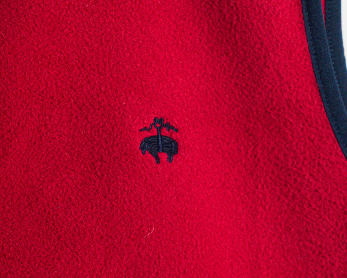 Polerón Brooks Brothers rojo sin mangas — Talla M