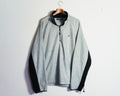 Polerón Nautica gris plomo con cierre al cuello — Talla XL