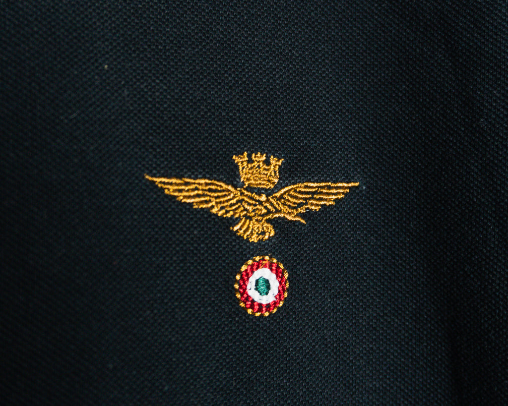 Polera polo Aeronautica Militare azul marino — Talla L