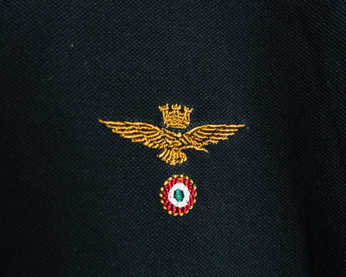 Polera polo Aeronautica Militare azul marino — Talla L